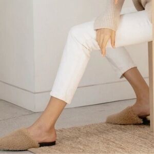 Jenni Kayne Shearling Mules Size 37